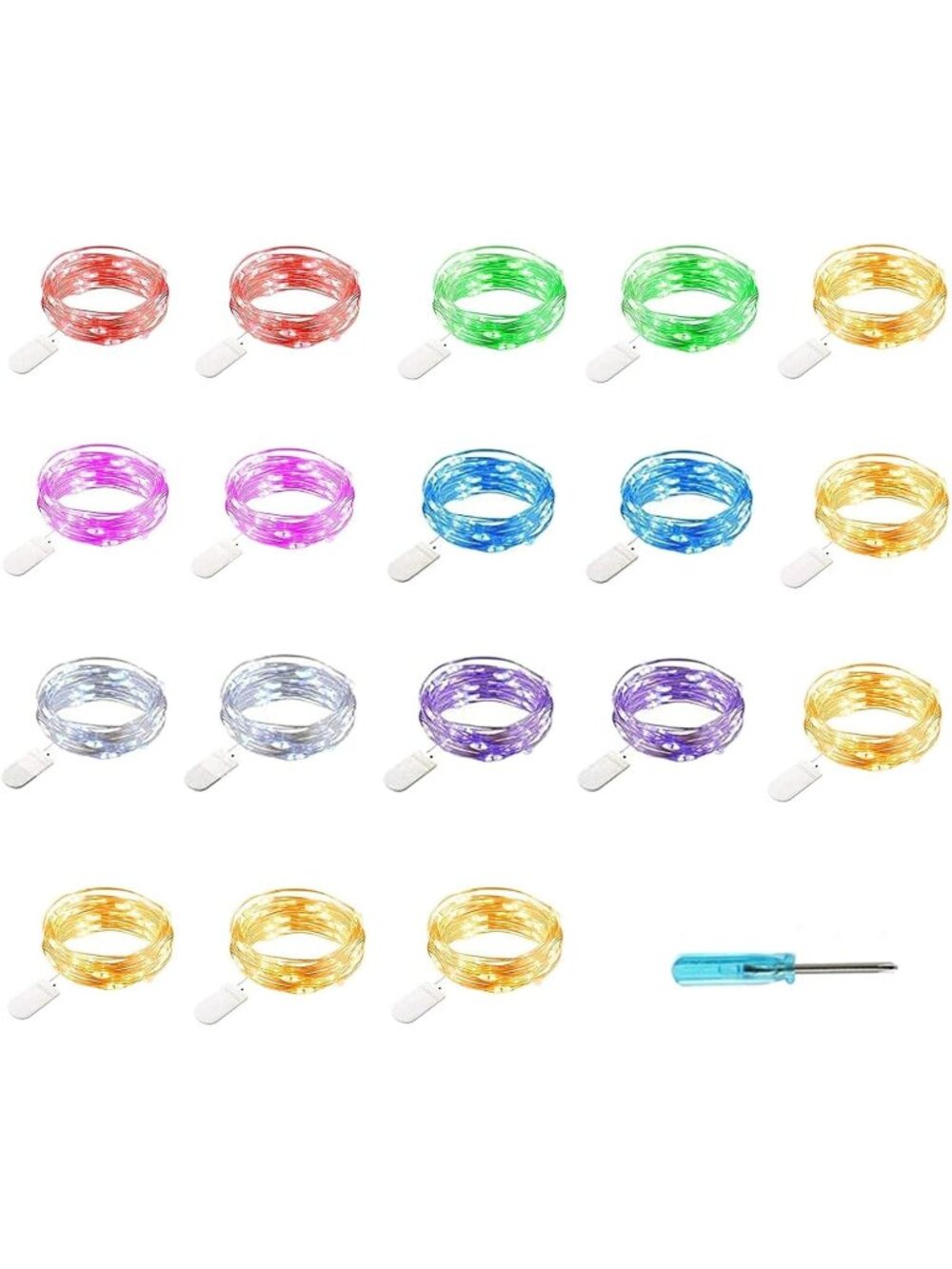 New 18 Pack Fairy String Lights(Batteries Included)